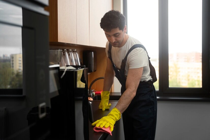 Cleaner Cleaning Commercial Property